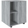 Rollschrank Grau Sonoma 60x53x72 cm Holzwerkstoff