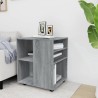 Rollschrank Grau Sonoma 60x53x72 cm Holzwerkstoff