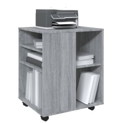 Rollschrank Grau Sonoma 60x53x72 cm Holzwerkstoff