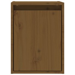 Wandschrank Honigbraun 30x30x40 cm Massivholz Kiefer