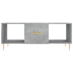 Couchtisch Betongrau 102x50x40 cm Holzwerkstoff