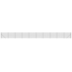 Maschendrahtzaun mit Bodenhülsen Anthrazit 1,8x25 m