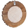 Wandspiegel 40 cm Teak Rund