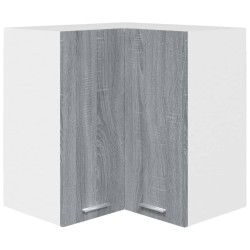 Eck-Hängeschrank Grau Sonoma 57x57x60 cm Holzwerkstoff