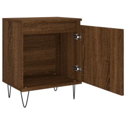 Nachttische 2 Stk. Braun Eichen-Optik 40x30x50 cm Holzwerkstoff