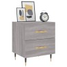 Nachttische 2 Stk. Grau Sonoma 40x35x47,5 cm Holzwerkstoff