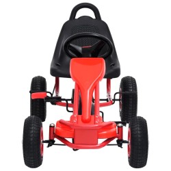 Pedal Go-Kart mit Luftreifen Rot