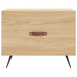 Couchtisch Sonoma-Eiche 50x50x40 cm Holzwerkstoff