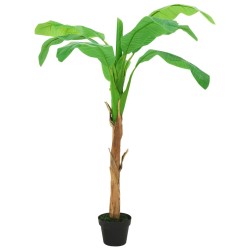 Künstlicher Bananenbaum mit Topf 180 cm Grün