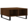 Couchtisch Braun Eichen-Optik 60x60x30 cm Holzwerkstoff