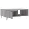 Couchtisch Grau Sonoma 90x60x35 cm Holzwerkstoff