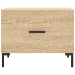 Couchtisch Sonoma-Eiche 50x50x40 cm Holzwerkstoff