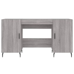 Schreibtisch Grau Sonoma 140x50x75 cm Holzwerkstoff