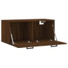 Wandschrank Braun Eichen-Optik 80x36,5x35 cm Holzwerkstoff