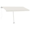 Standmarkise Manuell Einziehbar 400x300 cm Creme