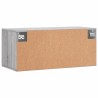 Wandschrank Grau Sonoma 80x36,5x35 cm Holzwerkstoff