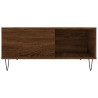 Couchtisch Braun Eichen-Optik 80x80x36,5 cm Holzwerkstoff