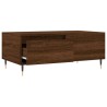 Couchtisch Braun Eichen-Optik 90x50x36,5 cm Holzwerkstoff