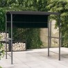 Pavillon mit Dach 220x110x200 cm Anthrazit