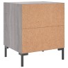 Nachttisch Grau Sonoma 40x35x47,5 cm Holzwerkstoff