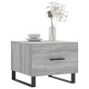 Couchtisch Grau Sonoma 50x50x40 cm Holzwerkstoff