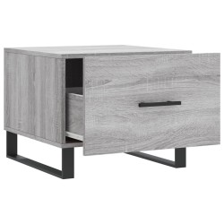 Couchtisch Grau Sonoma 50x50x40 cm Holzwerkstoff