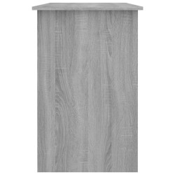 Schreibtisch Grau Sonoma 100x50x76 cm Holzwerkstoff