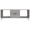 Couchtisch Grau Sonoma 102x50x40 cm Holzwerkstoff