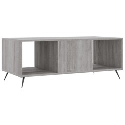 Couchtisch Grau Sonoma 102x50x40 cm Holzwerkstoff