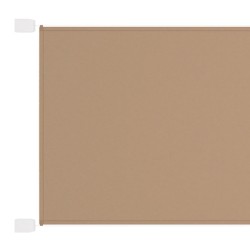 Senkrechtmarkise Taupe 200x420 cm Oxford-Gewebe