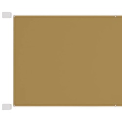 Senkrechtmarkise Beige 180x600 cm Oxford-Gewebe