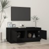 Couchtisch Schwarz 102x50x44 cm Holzwerkstoff