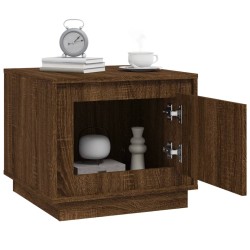 Couchtisch Braun Eichen-Optik 51x50x44 cm Holzwerkstoff