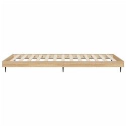 Bettgestell ohne Matratze Sonoma-Eiche 90x200 cm Holzwerkstoff