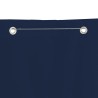 Balkon-Sichtschutz Blau 100x240 cm Oxford-Gewebe