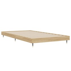 Bettgestell ohne Matratze Sonoma-Eiche 100x200 cm Holzwerkstoff