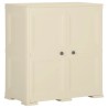 Kunststoffschrank 79x43x85,5 cm Holzdesign Angora-Weiß