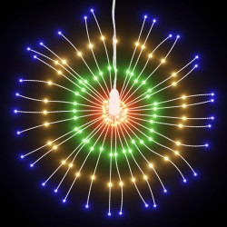 Weihnachtsbeleuchtungen Feuerwerk 4 Stk. 140 LEDs Mehrfarbig