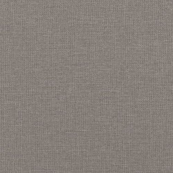 Tagesbett Ausziehbar Taupe 90x200 cm Stoff