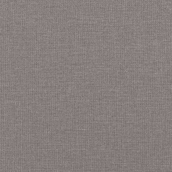 Tagesbett Ausziehbar Taupe 90x200 cm Stoff