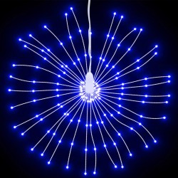 Weihnachtsbeleuchtungen Feuerwerk 4 Stk. 140 LEDs Blau 17cm