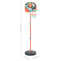 Tragbares Basketball Spiel-Set Verstellbar 133-160 cm