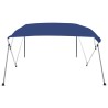 4-Bow Bimini Top Blau 243x180x137 cm