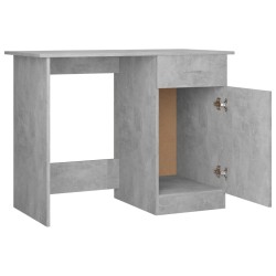 Schreibtisch Betongrau 100x50x76 cm Holzwerkstoff