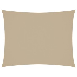 Sonnensegel Oxford-Gewebe Rechteckig 3x6 m Beige