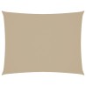 Sonnensegel Oxford-Gewebe Rechteckig 3x6 m Beige