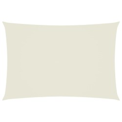 Sonnensegel Oxford-Gewebe Rechteckig 2,5x4,5 m Creme