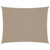 Sonnensegel Oxford-Gewebe Rechteckig 2x3,5 m Taupe