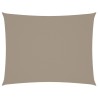 Sonnensegel Oxford-Gewebe Rechteckig 5x7 m Taupe