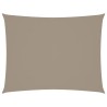 Sonnensegel Oxford-Gewebe Rechteckig 6x7 m Taupe